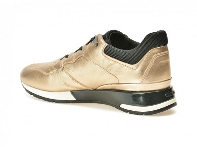 Dictate Me clutch Pantofi sport damă aurii din piele naturală Geox DKD44 | Coton.ro