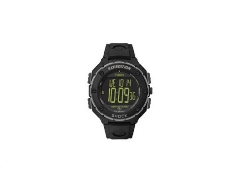 Timex Rugged GFFQY, ceas sport pentru bărbați cu afișaj digital, mecanism Quartz, negru