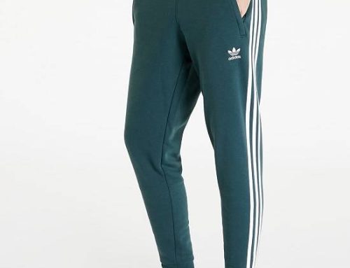 Pantaloni de trening Adidas Originals BLB322J bărbați, verzi, din bumbac extensibil