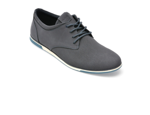 Pantofi casual pentru bărbați ALDO, bleumarin, piele ecologică, cu șireturi